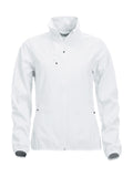 Basic Softshell jacket ladies White - Suomen Brodeeraus