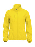 Basic Softshell jacket ladies Yellow - Suomen Brodeeraus