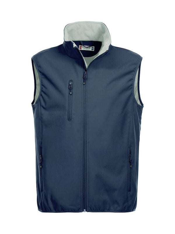 Basic Softshell vest Dark navy - Suomen Brodeeraus