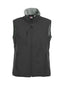 Basic Softshell vest ladies Black - Suomen Brodeeraus
