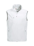 Basic Softshell vest White - Suomen Brodeeraus