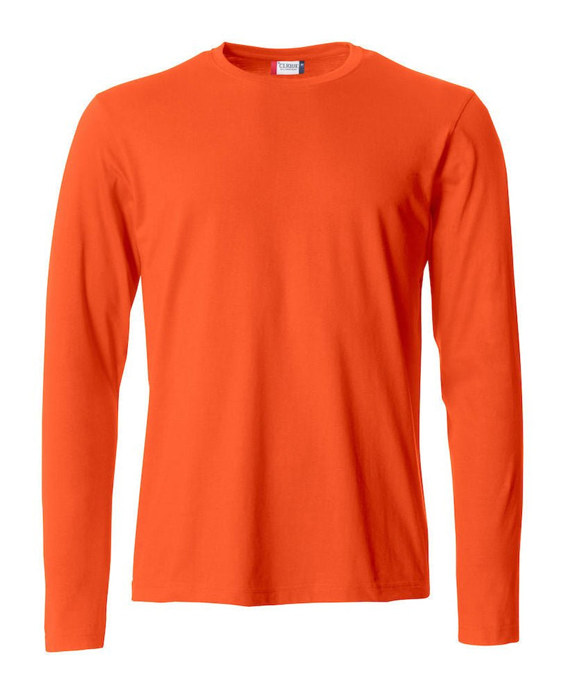 Basic-T L/S Bl orange - Suomen Brodeeraus