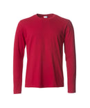Basic-T L/S Red - Suomen Brodeeraus