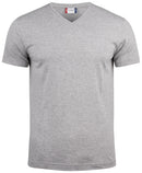 Basic-T V-neck Grey Mel - Suomen Brodeeraus