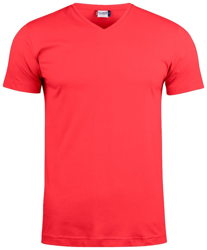 Basic-T V-neck Red - Suomen Brodeeraus