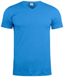 Basic-T V-neck Royal - Suomen Brodeeraus
