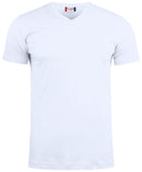 Basic-T V-neck White - Suomen Brodeeraus