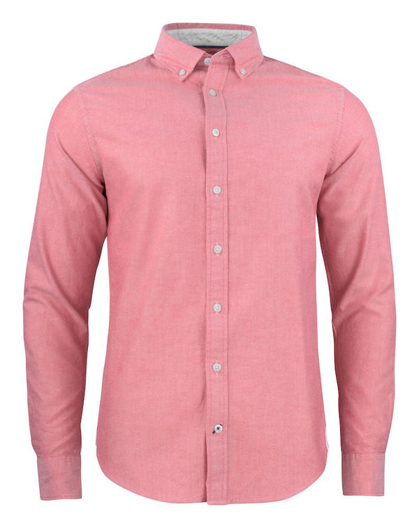 Belfair Oxford Shirt Men´s Red - Suomen Brodeeraus