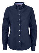 Belfair Oxford Shirt Women's Dark Navy - Suomen Brodeeraus