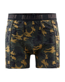 Boxerit (2-pack) Tumma oliivinvihreä/Musta - Suomen Brodeeraus