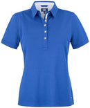 CB Advantage Premium Polo ladies Blue - Suomen Brodeeraus