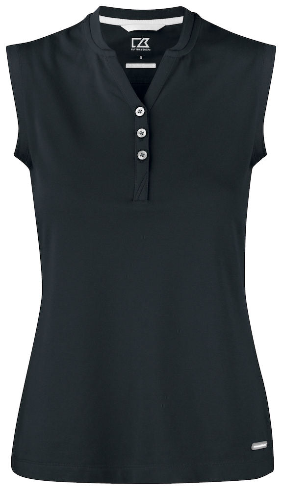 CB Advantage Sleeveless Ladies Black - Suomen Brodeeraus