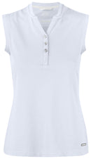 CB Advantage Sleeveless Ladies White - Suomen Brodeeraus