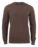 CB Blakely Knitted Sweater Brown melang - Suomen Brodeeraus