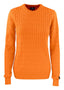 CB Blakely Knitted Sweater Women Orange - Suomen Brodeeraus