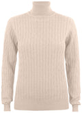 CB Blakely Rollerneck ladies Sand Melange - Suomen Brodeeraus