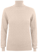 CB Blakely Rollerneck ladies Sand Melange - Suomen Brodeeraus