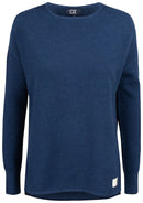 CB Carnation Sweater ladies Navy Mel - Suomen Brodeeraus