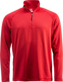 CB Coos Bay Half Zip Red - Suomen Brodeeraus