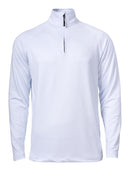 CB Coos Bay Half Zip White - Suomen Brodeeraus