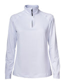 CB Coos Bay H/Zip Ladies White - Suomen Brodeeraus