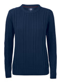 CB Elliot Bay Sweater Ladies Dark Navy - Suomen Brodeeraus