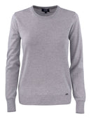 CB Kennewick Crewneck ladies Greymel. - Suomen Brodeeraus