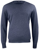 CB Kennewick Crewneck men Sea Blue Mel - Suomen Brodeeraus