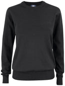 CB Oakville Crewneck Ladies Black - Suomen Brodeeraus