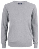 CB Oakville Crewneck Ladies Greymel. - Suomen Brodeeraus