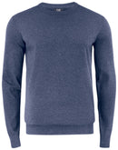CB Oakville Crewneck Men Navy mel - Suomen Brodeeraus