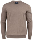 CB Oakville Crewneck Men Nougat Mel - Suomen Brodeeraus