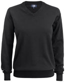 CB Oakville V-neck Ladies Black - Suomen Brodeeraus