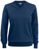 CB Oakville V-neck Ladies Dark Navy - Suomen Brodeeraus