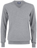 CB Oakville V-neck Ladies Greymel. - Suomen Brodeeraus