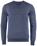 CB Oakville V-neck Men Navy mel - Suomen Brodeeraus