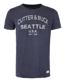 CB Pacific City Tee Denim mel - Suomen Brodeeraus