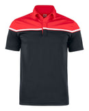 CB Seabeck Polo Men`s black/red - Suomen Brodeeraus