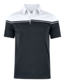 CB Seabeck Polo Men`s Black/white - Suomen Brodeeraus