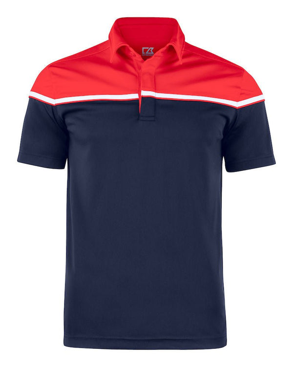 CB Seabeck Polo Men`s Navy/red - Suomen Brodeeraus