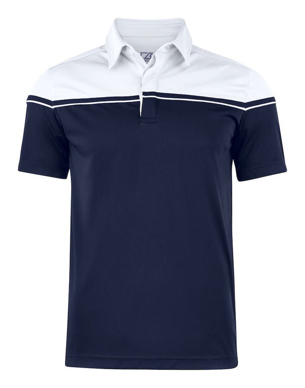 CB Seabeck Polo Men`s Navy/white - Suomen Brodeeraus