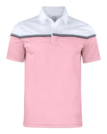 CB Seabeck Polo Men`s Pink/white - Suomen Brodeeraus