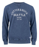 CB Thorp Denim crew denim blue - Suomen Brodeeraus