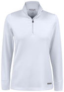 CB Traverse Half Zip Ladies White - Suomen Brodeeraus