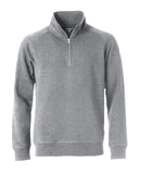 Classic Half Zip Grey mel - Suomen Brodeeraus