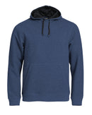 Classic Hoody Blue mel - Suomen Brodeeraus