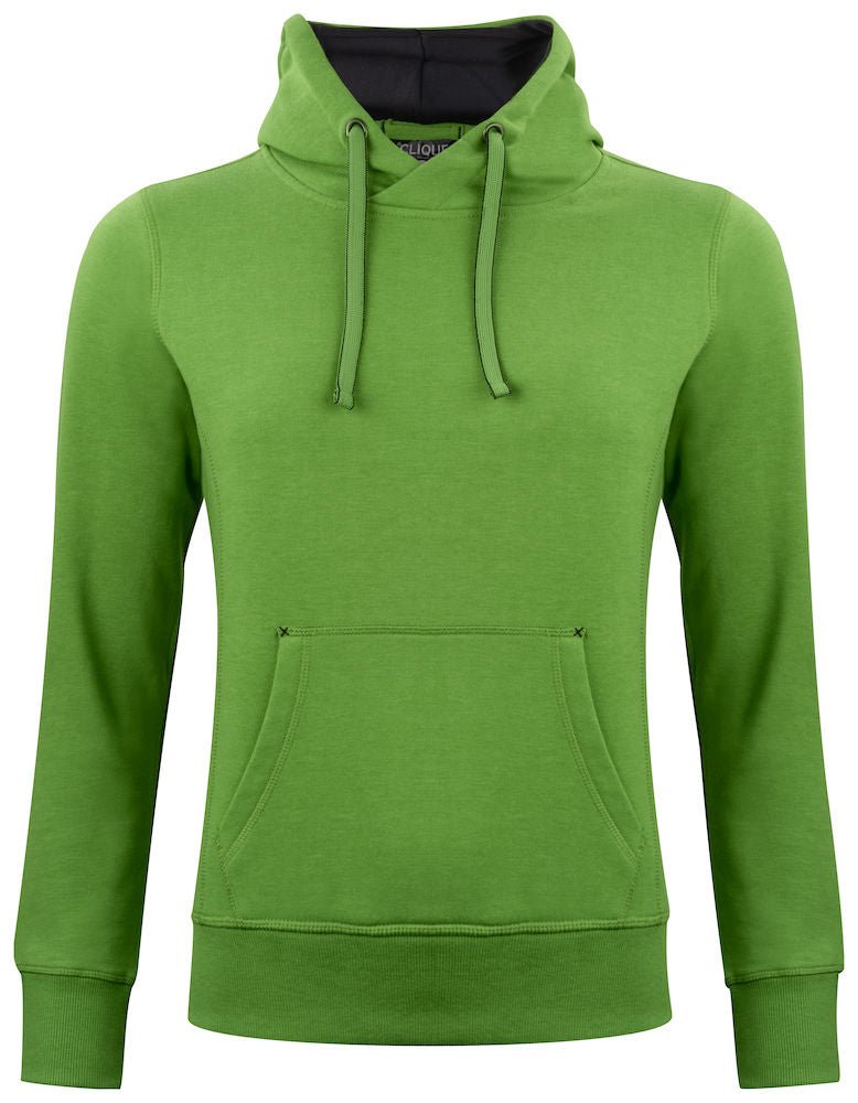 Classic Hoody ladies Green mel - Suomen Brodeeraus