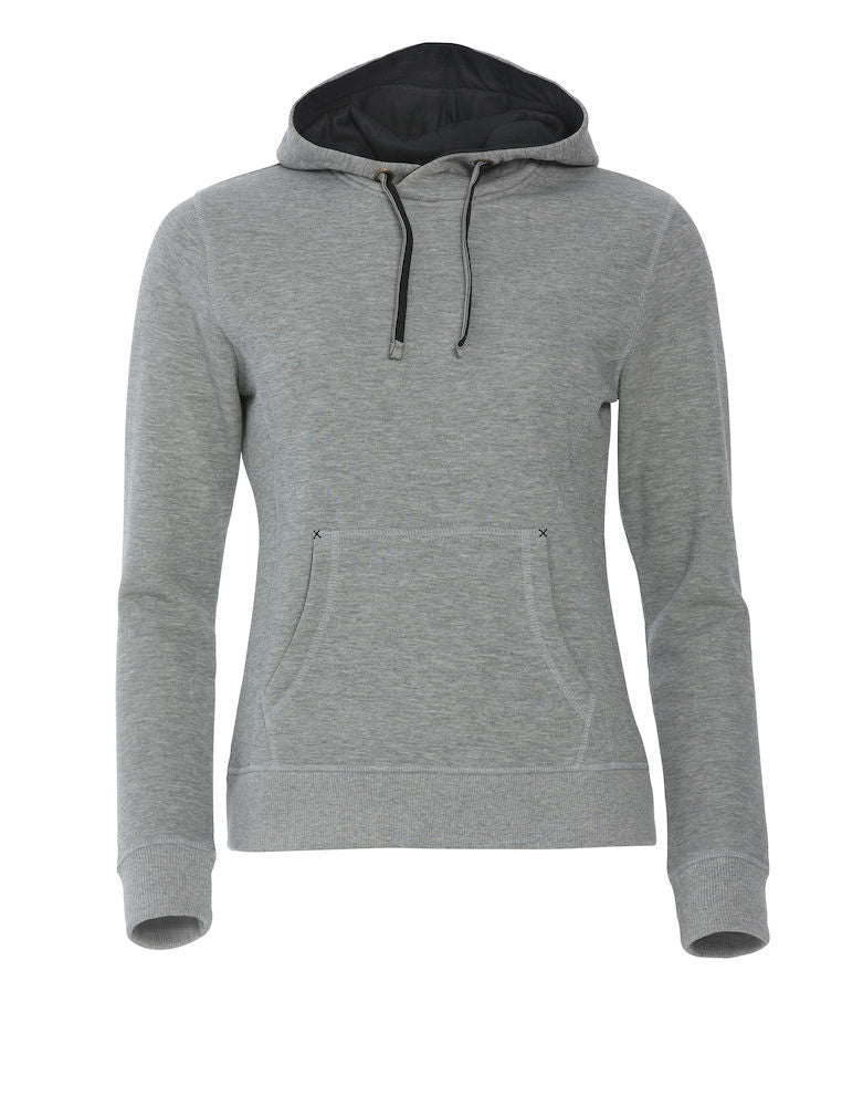 Classic Hoody ladies Grey mel - Suomen Brodeeraus