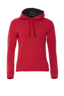 Classic Hoody ladies Red - Suomen Brodeeraus