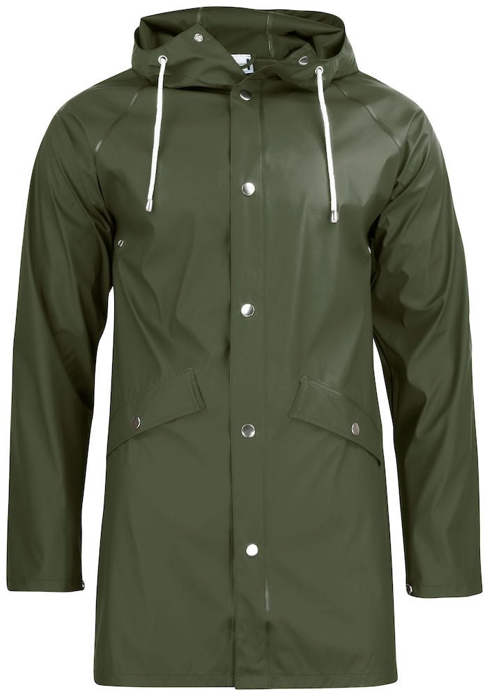 Clique Classic Rain Jacket Hunter green 3XL - Suomen Brodeeraus